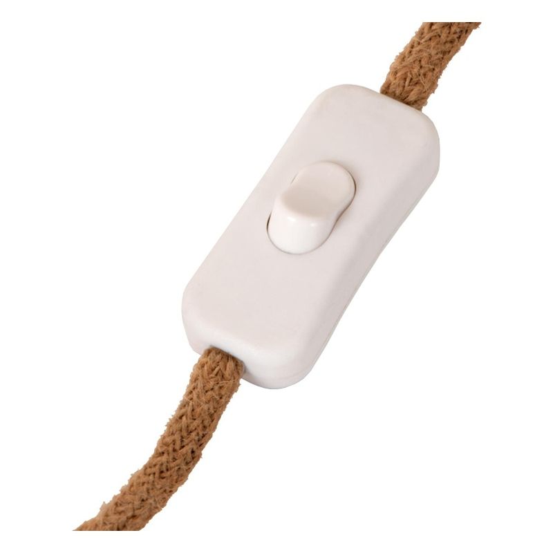 Lucide VISO - Stolná lampa - Ø 36 cm - 1xE27 - Biela